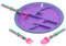 Constructive Eating Kindergeschirr Set - Garten Fee Combo, Kinderbesteck, Langlebig, Spülmaschinenfest, Fördert Gesunde Essgewohnheiten der Kinder - Geschenk für wählerische Esser