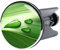 Sanilo Waschbeckenstöpsel Green Leaf, schöner Stöpsel für das Waschbecken, universal mit Motiv
