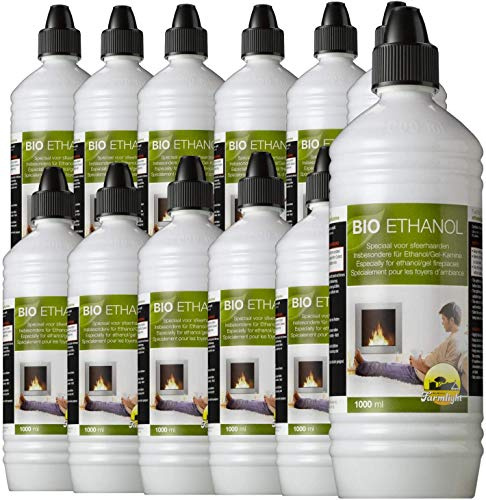 Bio Etanol Chimenea Bioetanol bioalkohol - 5, 12, 24 liter- 12 litros