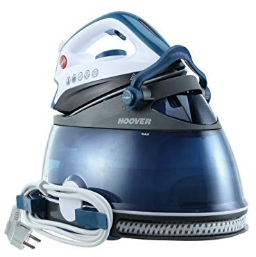 Hoover IronVision 360° PRP2400 011 Ferro da Stiro con Caldaia, Capacità Serbatoio 2 Litri, 2400 W, 5 BAR, Blu