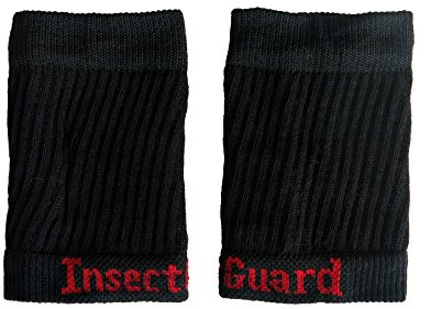 InsectGuard Tick Gaiters - PullOn Permethrin Treated, Ticks, Mosquitoes, Flies & More Insect Repellent, Unisex Adult, Black, 7 Inch Long Pair