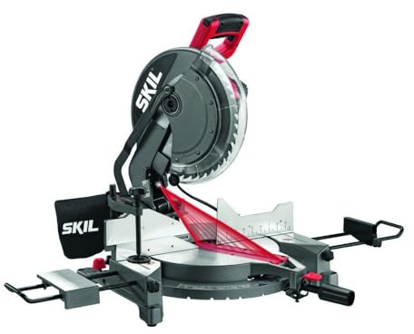 SKIL 3821-01 12-Inch Quick Mount Compound Miter Saw with Laser