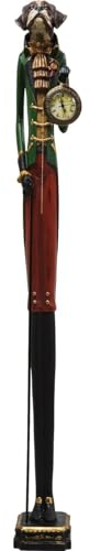 Kare Design Standuhr Gentleman Dog 138cm, Dekoobjekt Hund, Dekouhr Hund, (H/B/T) 138x21,2x24,2cm