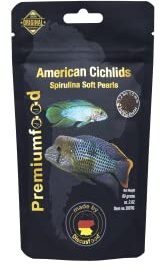 Cibo per pesci ciclidi sudamericani - South American Cichlid Spirulina Pearls 80g