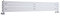 Milano Aruba White Horizontal Double Oval Panel Radiator - 236mm x 1600mm
