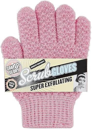 Soap And Glory Super Exfoliating Scrub Gloves One Size