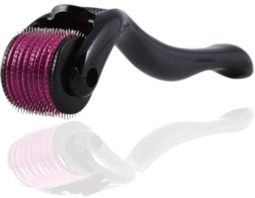 Derma Roller Boolavard® TM + custodia da viaggio GRATIS - Dermaroller con 540 aghi, istruzioni in italiano e inglese (1.5 mm)