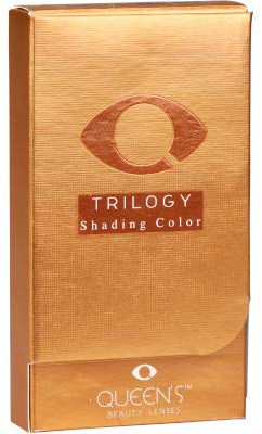 Soleko Queen 's Trilogy - Lentes mensuales de colores, 2 unidades azul