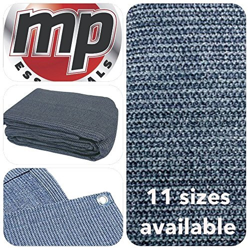 Breathable & Weatherproof Outdoor Groundsheet Tent & Awning Carpet (2.5 x 4m, Blue & Grey)