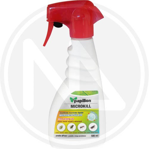 SPRAY INSETTICIDA ACARICIDA MULTINSETTO MICROKILL CONTRO MOSCHE ZANZARE FORMICHE ACARI PULCI