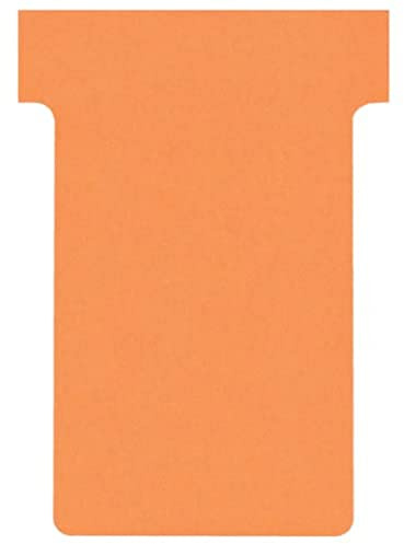Nobo Kaartbord accessoires T-kaarten, Index 2, 100 stuks, oranje