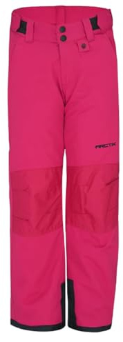 Arctix Kids Snow Pants with Reinforced Knees and Seat, Fuchsia, Large