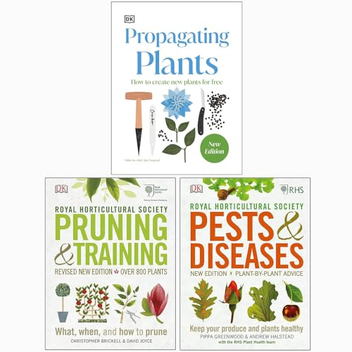 RHS Propagating Plants, RHS Pruning and Training & RHS Pests & Diseases 3 Books Collection Set