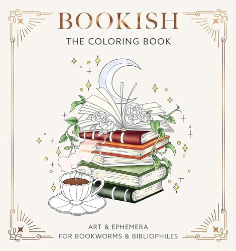 Bookish: The Coloring Book: Art & Ephemera for Bookworms & Bibliophiles (Dover Adult Coloring Books)