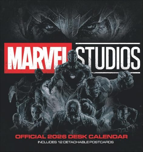 Marvel Postkartenkalender 2026: Perfektes Geschenk für Filmfans: Der Monats-Tischkalender zum Aufstellen oder Aufhängen mit Postkarten zum Sammeln und Verschicken. Filmfiguren für den Schreibtisch