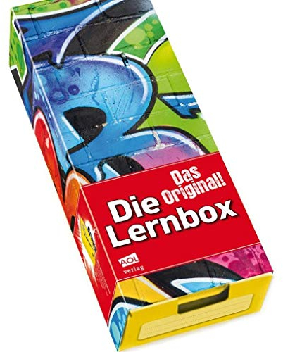 Die Lernbox (DIN A8) - Design: Graffiti: Lernbox zum Selbstbefüllen, fertig montiert (Alle Klassenstufen)