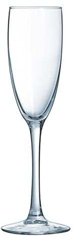 Arcoroc Copas Flauta Vidrio, 19 cl, 6 unidades