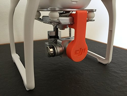 QP3D - Camera Gimbal Lock for DJI Phantom 3 Standard Drone - Lens Cover Safety for Quadcopter RC - Drone Camera Protection Cap