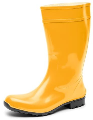 Ladeheid Botas Agua PVC Mujer LA-967 | Impermeables y antideslizantes. Resistentes y flexibles. Fáciles de limpiar. Para jardín y uso diario