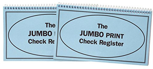 Miles Kimball Giant Print Check Register, Set of 2