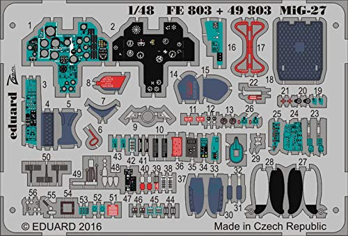 (EDPFE803) – Eduard Photoetch 1:48 Zoom MIG-27 Flogger (trumpeter)