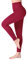 SINOPHANT High Waisted Leggings for Women, Buttery Soft Elastic Opaque Tummy Control Leggings, Plus Size Workout Gym Yoga(Wine red1,L-XL)