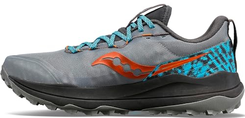 Saucony Herren Xodus Ultra 2 Laufschuhe Trailschuh Grau - Blau 45