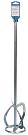 Cofan Tige de mélange de mortier | Accessoire malaxeur M14 | Approprié pour mélanger du mortier ou du ciment | Dimensions : Ø140 x 600 mm