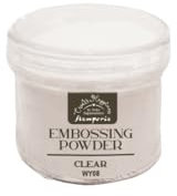 Stamperia - Embossing Powder for Scrapbooks, Albums, Cards, and Bullet Journals, Create Happiness, Glossy Finish, Perfect for Crafts and Gifting (All You Need for Christmas, Clear) (18gr)