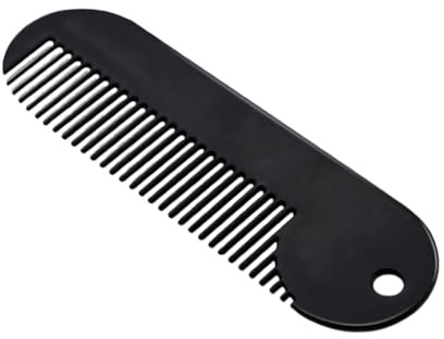 Peine de bolsillo multifuncional para barba, peine para billetera, peine de bigote, cepillo de afeitar, pequeño peine de pelo, herramienta de aseo para hombre