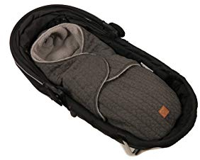 Einschlagdecke Wrappy - Knit Design super soft, anthracite