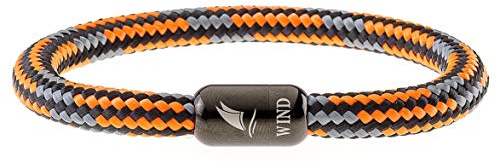 Wind Passion Paracord Bracelet for Men and Women with Magnetic Clasp, Sturdy Waterproof Rope Wristband, Stylish String Design, Durable Surfer Accessory for Everyday Wear