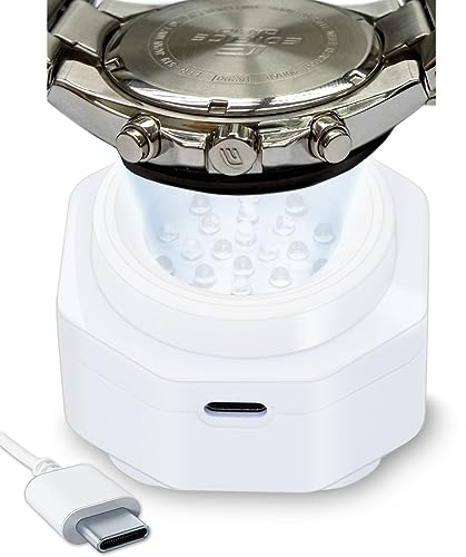 CoolFire - UV-Freies Solaruhren-Ladegerät Typ C für alle umweltfreundlichen Solaruhren für Herren, Reloj Hombre tragbares Akku-Ladegerät. für alle Arten von Uhren