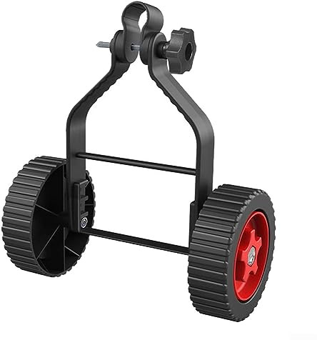 Set di ruote di supporto per decespugliatore di , con angolo e posizione, regolabili, per decespugliatori, ruote per taglio