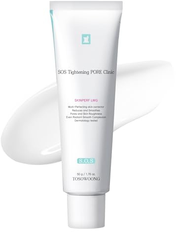 TOSOWOONG Crema Facial Pore Refiner, Minimizador de Poros, Textura Ligera, Hidratación Diaria, Ideal para Piel Grasa, Cosmética Coreana, 50g / 1.76 oz.