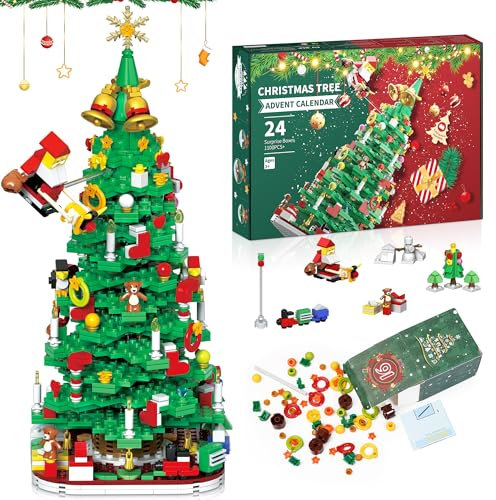 Joozmui Calendario de Adviento 2025 Niños, Árbol de Navidad juguete de niño 3-12 años regalo niño 3-12 años regalo para niños regalo niña Calendario de Navidad niños