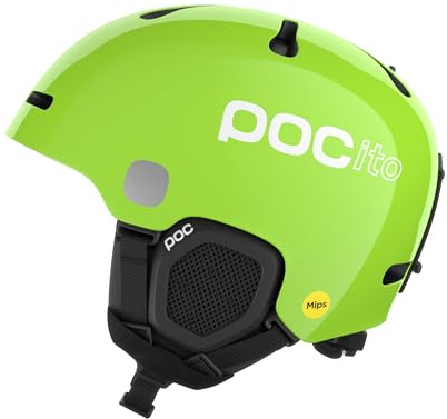 POCito Fornix MIPS - Casco de esquí para niños Que aporta protección, Seguridad y Comodidad Ligera a los esquiadores y Snowboarders más jóvenes