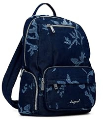 Desigual leisure backpack Chester Denim Kilo Mini Backpack Denim Raw dark blue
