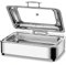 Chafing Dish Eléctrico, 9L Calentador de Buffet in Acero Inoxidable con Tapa Visible, Calentador de Comida Profesional para Buffet y Fiesta, Temperatura Regulable (0-85℃)(Size:GN1/1)