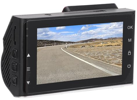 4K Ultra HD Dash Cam with G-Sensor, 24H Parking, Loop Recording, Night Dash Camera for Car, with Motion Detection for IOS or, 170 Degree Wide Angle