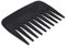 Professional Streaker Comb, Anti Static Wide Tooth Comb, Compact Palm-Sized No Handle Afro Comb, for Men and Women, Perfect for Curly, Wavy Hair, Wig Styling, Salon, Home, Office