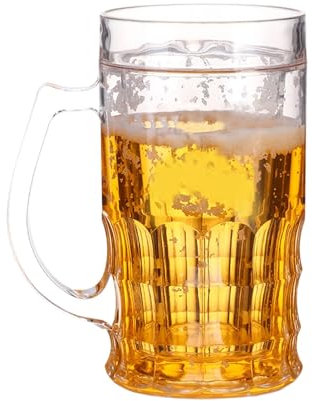 Generico Boccale da Birra Scherzoso Bicchiere da Birra Doppio Strato 420 ml