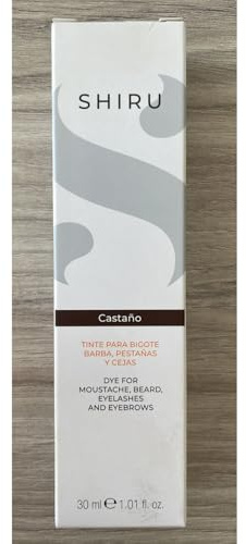 Tinte Barba, Bigote, Pestañas y Cejas 30 ml (Castaño, 30 ml)