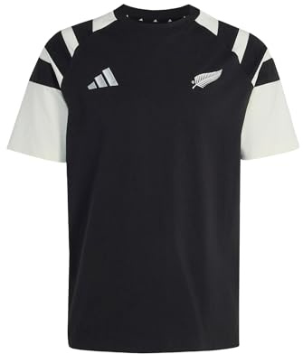 adidas Herren All Blacks Leisurewear Men Shirt, Black/Off White, L