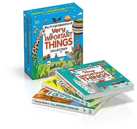 My Encyclopedia of Very Important Things Collection: 3-Book Box Set for Kids Ages 5-9, Including General Knowledge, Animals, and Dinosaurs (My Very Important Encyclopedias)