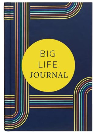 Big Life Journal – vuxenutgåva – könsneutral guidad dagbok, självförbättring och tillväxt tankesätt planerare, positivitet och motiverande målorienterade uppmaningar, självmedvetenhet och psykiskt