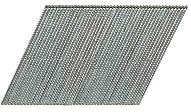 15 Gauge Vinklade Galvaniserade Finishspikar, 45mm, Silver, Förpackning med 4000