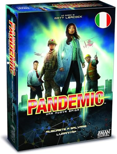 Asmodee - Pandemic - Gioco da Tavolo Collaborativo, 2-4 Giocatori, 10+ Anni, Edizione in Italiano
