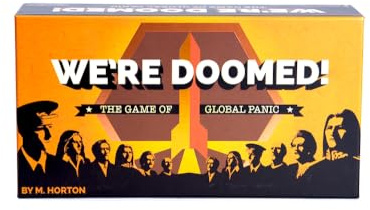 We're Doomed! - Apocalypse Survival Board Game - Cooperative Strategy for 4-10 Players - 15-Minute Race to Escape - Ideal for Competitive Game Nights & Group Gatherings