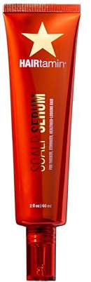 HAIRtamin Gorgeous Growth Scalp Serum - Vitamin Rich Hair Serum Against Hair Loss - vegan - för alla hårtyper - 60 ml tub